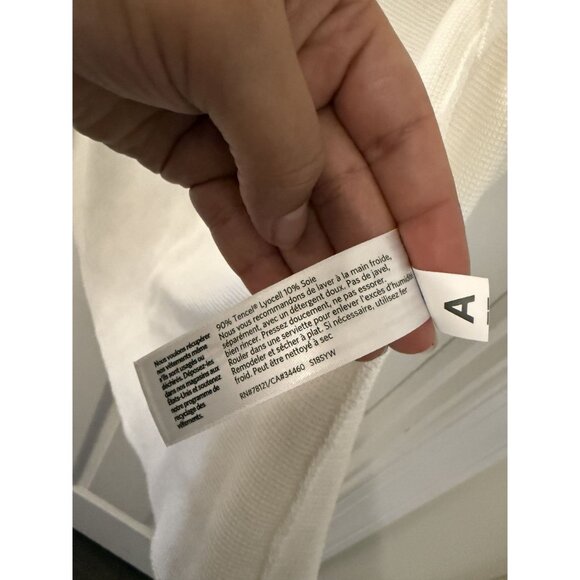 Eileen Fisher Tencel Women's White Long sleeve Long open Front Cardigan Size XS - Picture 4 of 4